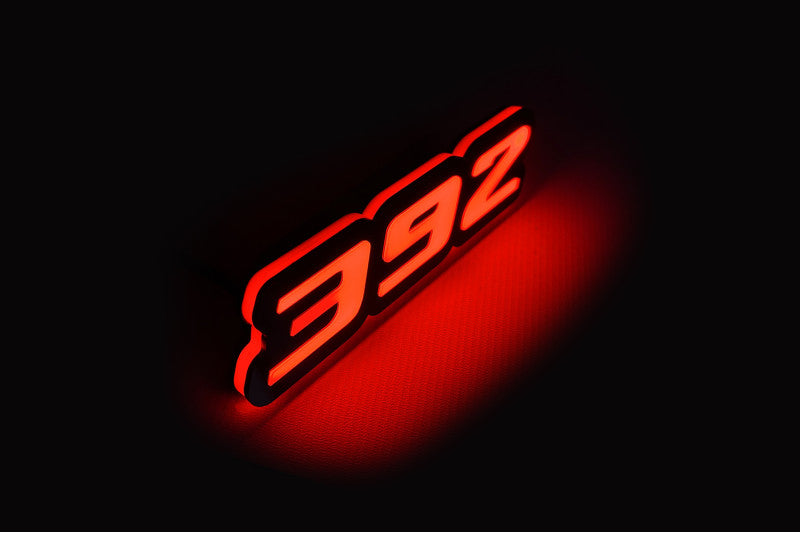 Dodge Illuminated LED Radiator Grille Emblems and Badges with 392 (type 1) logo Dodge Led emblems decoinfabric