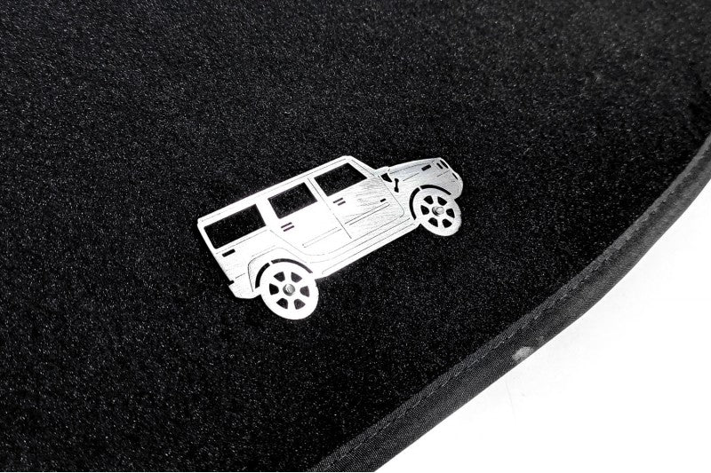 Hummer H2 (2002-2009) Floor Mat Emblem Set – Stainless Steel Badges Car Mats Badges Decoin