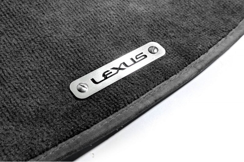 Stainless Steel Floor Mats Emblems Set Badges with Lexus Logo Car Mats Badges Decoin