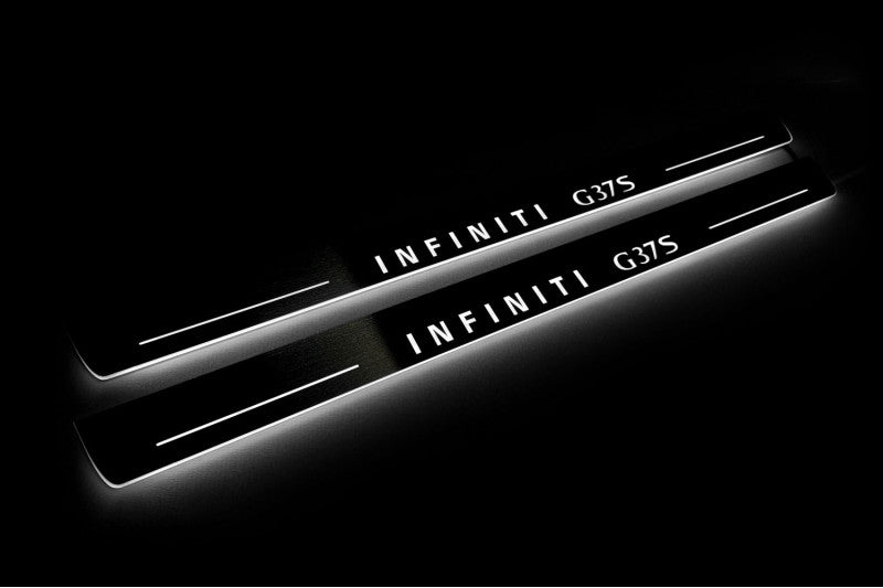 Infiniti G coupe 2008-2015 LED Door Sill With Logo Infiniti G37S