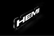 Chrysler Illuminated LED Radiator Grille Emblems and Badges with Hemi (type 1) logo Chrysler Led Emblems decoinfabric