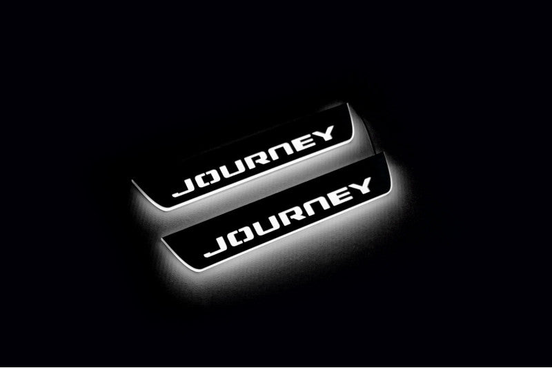Dodge Journey 2009+ LED Car Door Sill With Logo Journey Dodge Led Door Sills opdesign