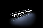 Toyota Illuminated LED Radiator Grille Emblems and Badges with TRDpro logo Toyota Led Emblems decoinfabric