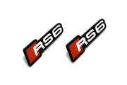 Colored Floor Mat Emblems for Audi RS6 – Add a Touch of Personality Car Mats Badges Decoin