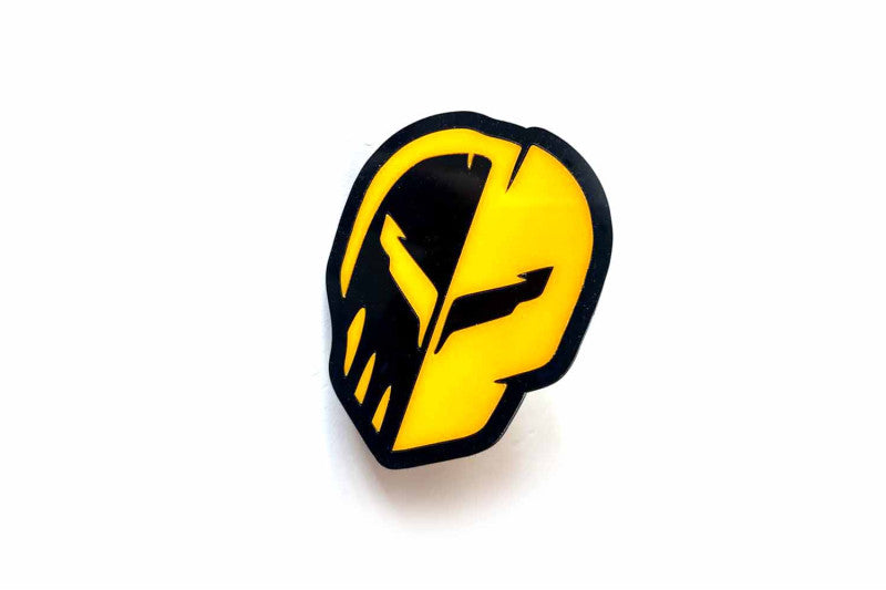 Chevrolet Radiator grille emblem with Jake Skull logo