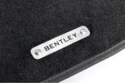 Stainless Steel Floor Mats Emblems Set Badges with Bentley Logo Car Mats Badges Decoin