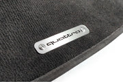 Stainless Steel Floor Mats Emblems Set Badges for Audi with Quattro Logo Car Mats Badges Decoin