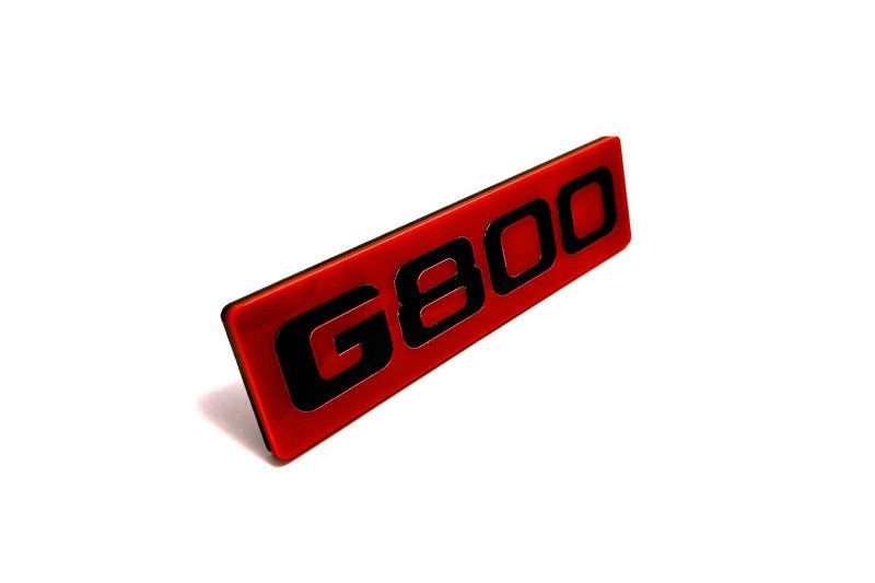 Mercedes G-Class Radiator grille emblem with G800 logo (type 2) Mercedes emblems decoinfabric