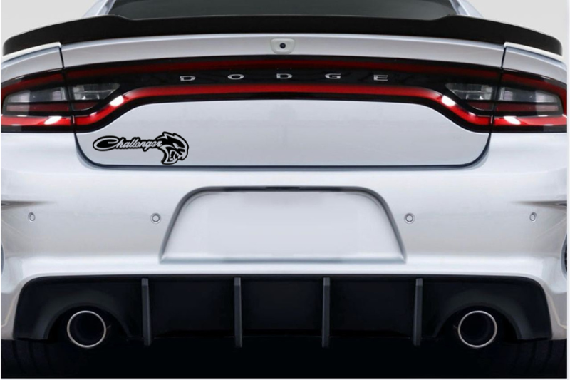 Emblema della griglia del radiatore DODGE con logo R/T