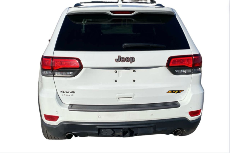 Jeep tailgate trunk rear emblem with SRT Fire logo