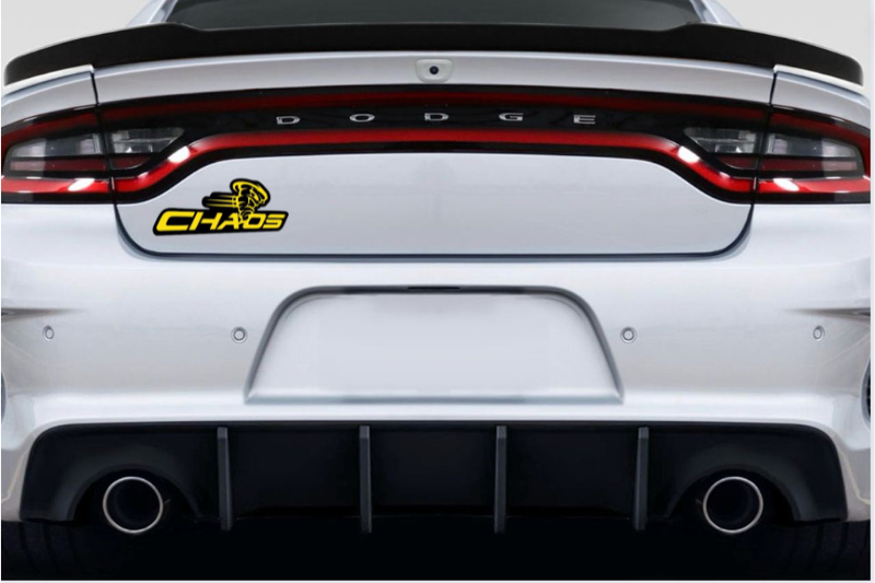 Emblemat osłony chłodnicy DODGE z logo Hellcat