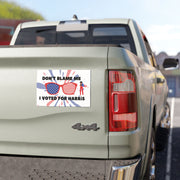 Car Magnets - Don't Blame Me, I Voted for Harris Home Decor Printify