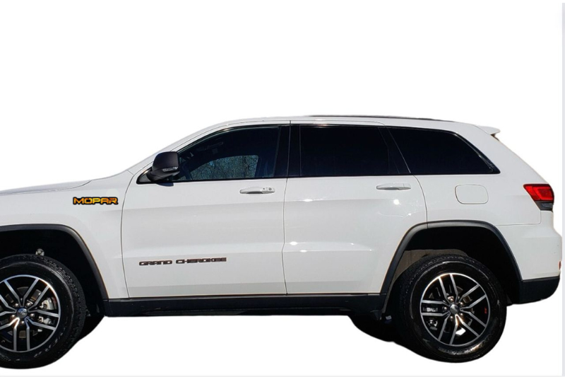 Jeep Emblem & Badges set with Mopar Fire logo Jeep emblems decoinfabric