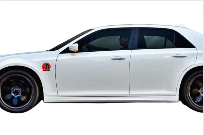 Dodge Emblem & Badges set with Mopar Hellcat logo (Type 2) Dodge emblems decoinfabric