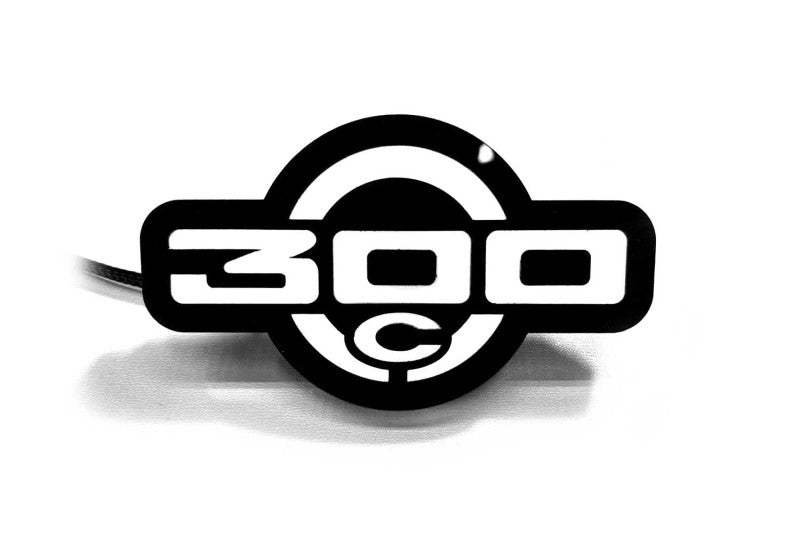 Chrysler Illuminated LED Radiator Grille Emblems and Badges with 300C (type 2) logo Chrysler Led Emblems decoinfabric