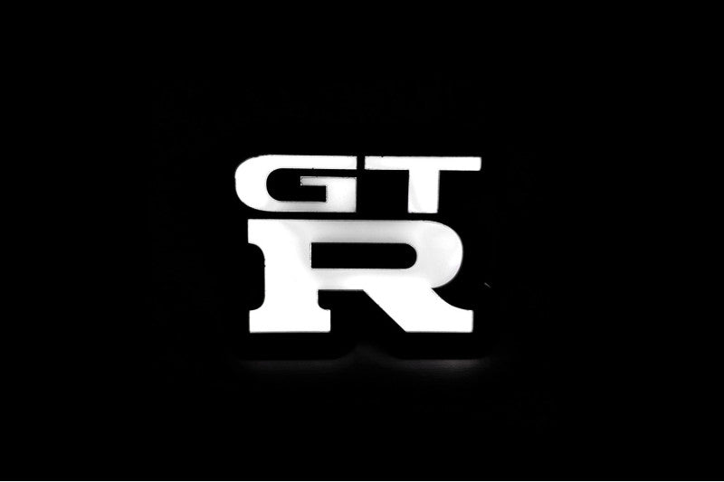 Nissan Illuminated LED Radiator Grille Emblems and Badges with GT-R (type 2) logo Nissan Led Emblems decoinfabric