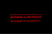 Dodge Illuminated LED Radiator Grille Emblems and Badges with Challenger (type 1) logo Dodge Led emblems decoinfabric