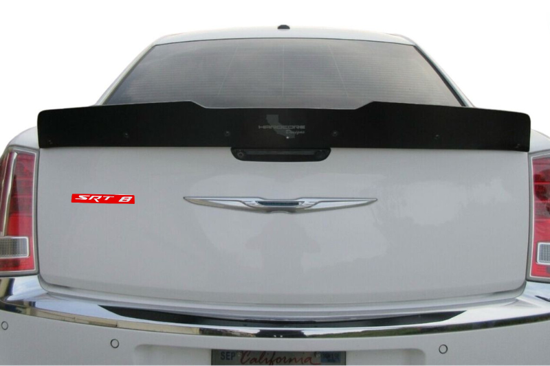 Chrysler Emblem & Badge Set - Grille and Tailgate SRT8 logo (Type 4) Chrysler emblems decoinfabric BLACK