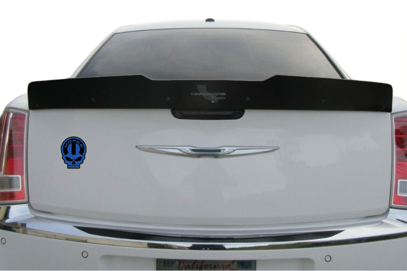 Chrysler tailgate trunk rear emblem with MOPAR SKULL logo (Type 12)