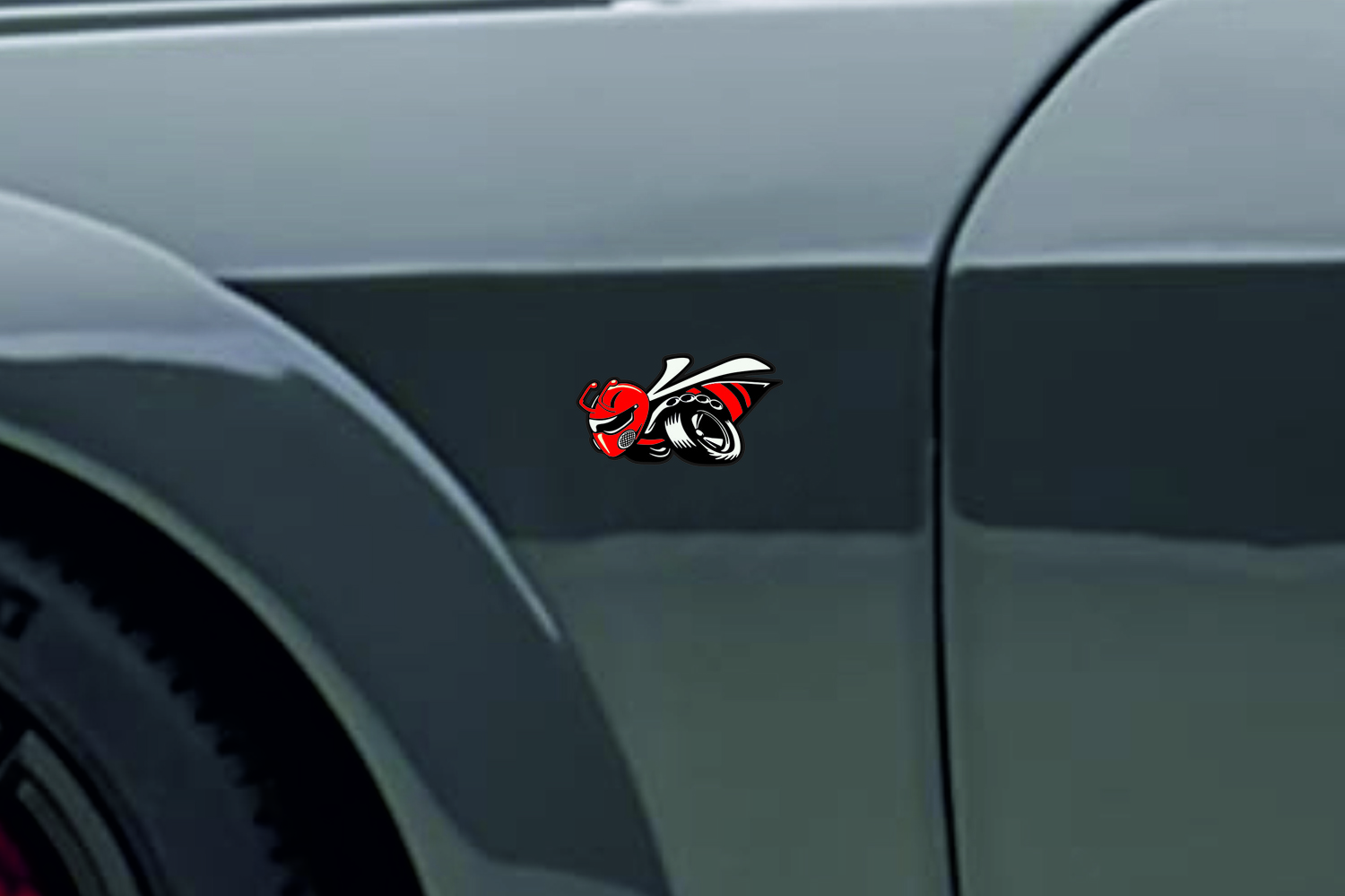 Dodge Emblem & Badges set with 1320 Scat Pack logo (Type 3)