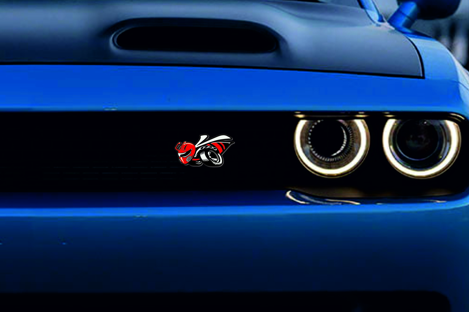 Dodge Emblem & Badges set with 1320 Scat Pack logo (Type 3)