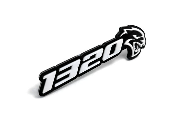 DODGE Radiator grille emblem with 1320 Hellcat logo