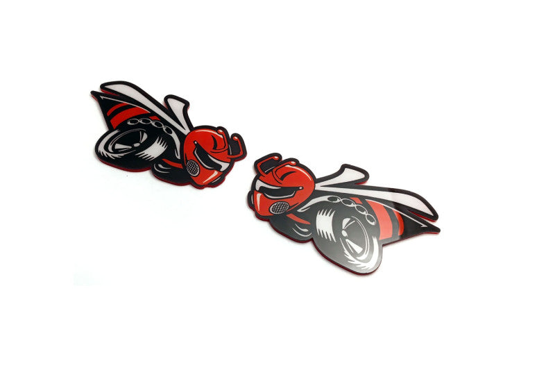 Dodge emblem for fenders with 1320 Scat Pack logo (type 3) Dodge emblems decoinfabric