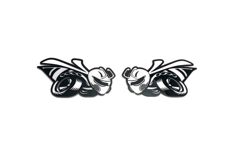 Dodge emblem for fenders with 1320 Scat Pack logo (type 3) Dodge emblems decoinfabric