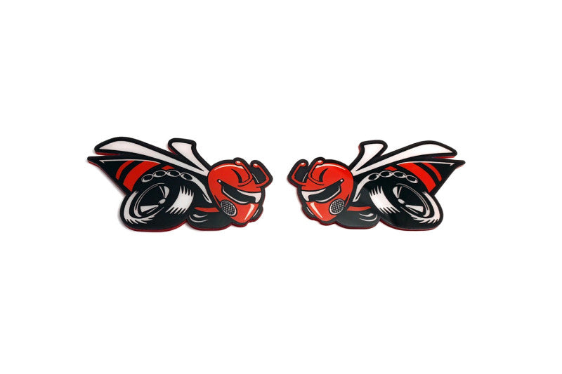 Dodge emblem for fenders with 1320 Scat Pack logo (type 3) Dodge emblems decoinfabric