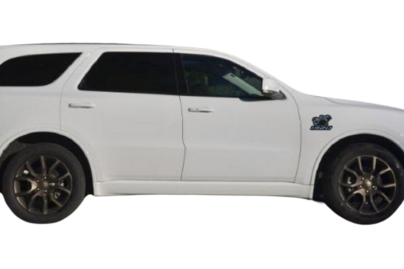 Dodge Emblem & Badges set with 1320 Scat Pack logo (Type 2) Dodge emblems decoinfabric