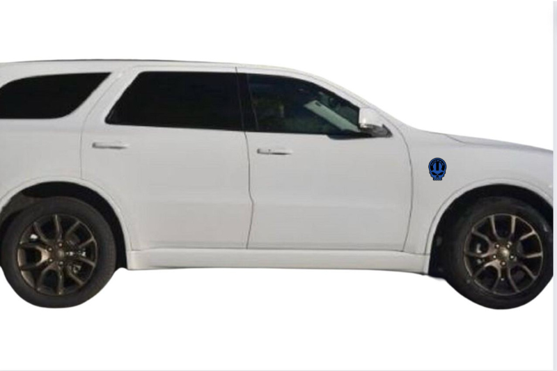 Chrysler emblem for fenders with MOPAR SKULL logo (Type 12)