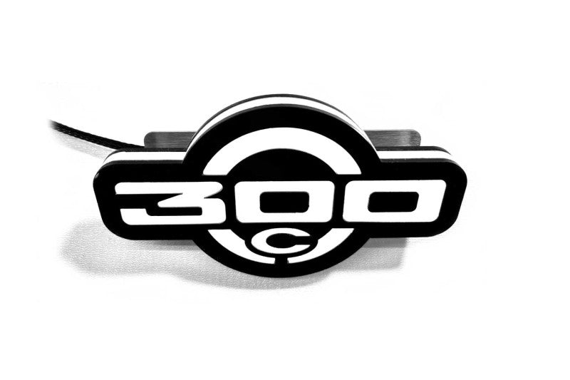 Chrysler Illuminated LED Radiator Grille Emblems and Badges with 300C (type 2) logo Chrysler Led Emblems decoinfabric