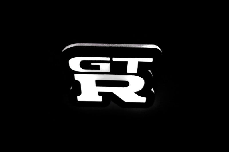 Nissan Illuminated LED Radiator Grille Emblems and Badges with GT-R (type 2) logo Nissan Led Emblems decoinfabric