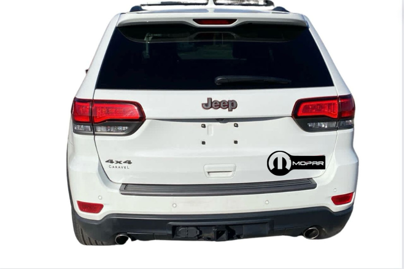 Jeep tailgate trunk rear emblem with Mopar logo (type 8)