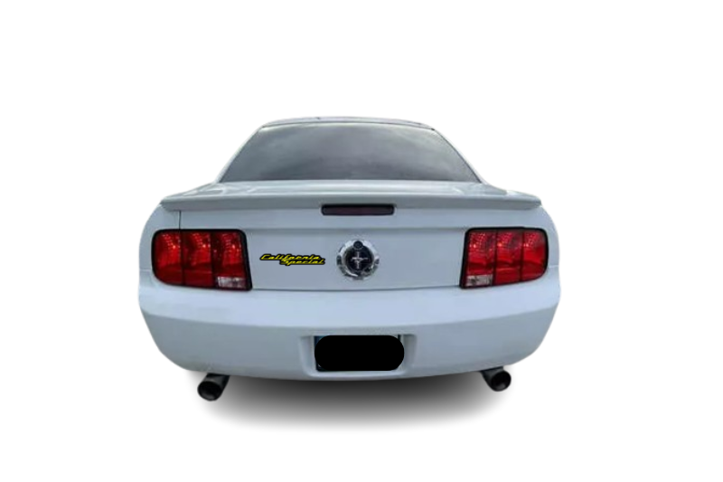 Ford Mustang tailgate trunk rear emblem with California Special logo