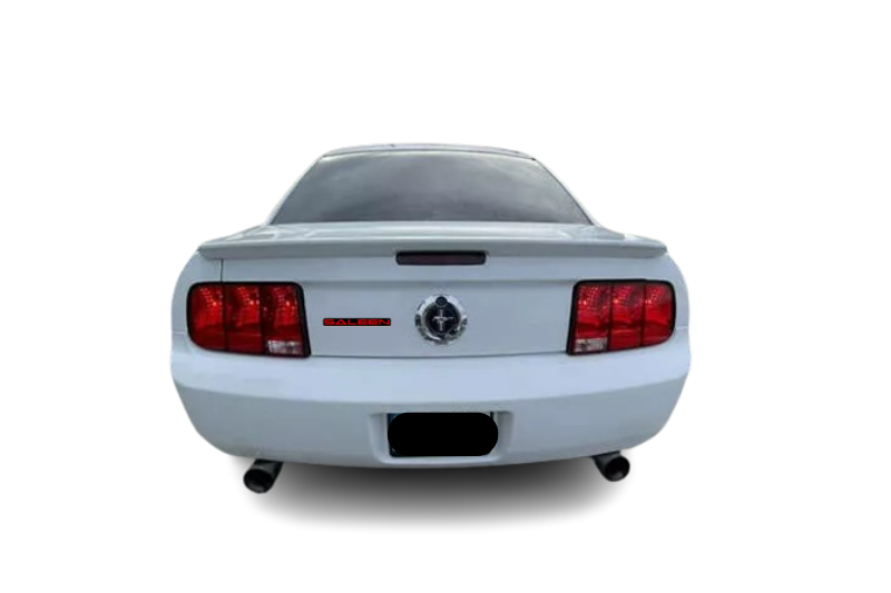 Ford Mustang tailgate trunk rear emblem with Saleen logo Ford emblems decoinfabric