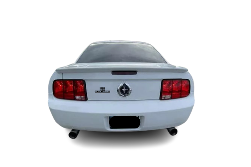 Ford Mustang tailgate trunk rear emblem with Saleen logo (type 2)