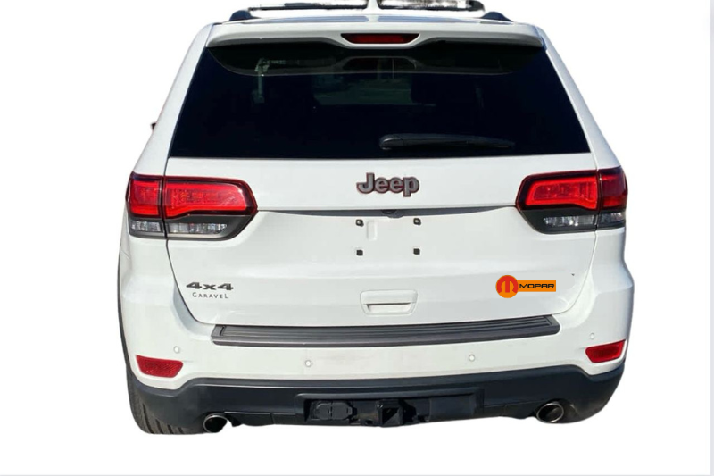 Jeep tailgate trunk rear emblem with Mopar logo (type 15) Jeep emblems decoinfabric