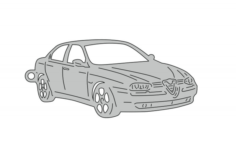 Car Keychain for Alfa Romeo 156 4D 1997-2003 (type 3D) Keychains opdesign