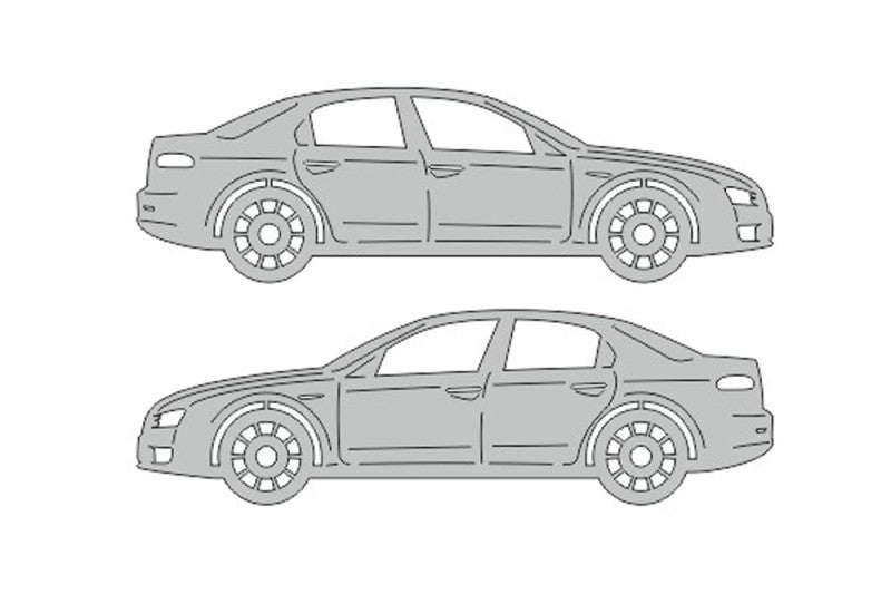 Alfa Romeo 159 4D (2004-2011) Floor Mat Emblem Set – Stainless Steel Badges Car Mats Badges Decoin