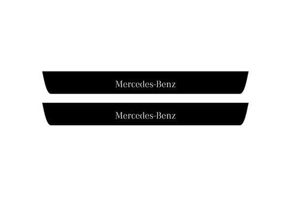 Mercedes GLS II 2019+ Led Door Sill Pro With Logo Mercedes-Benz (Premium Painting)