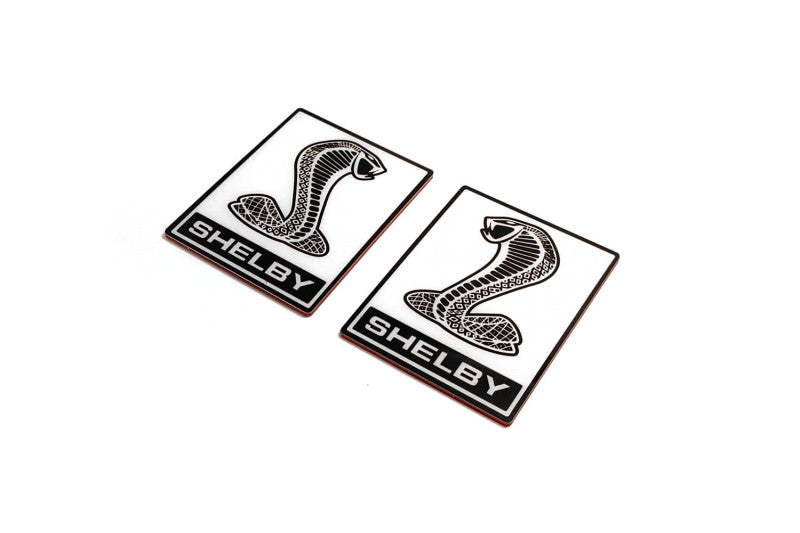 Ford Mustang emblem for fenders with Snake Shelby logo Ford emblems decoinfabric