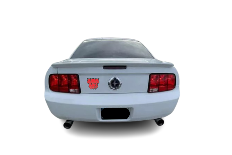 Ford Mustang Emblem & Badges set with Coyote logo (type 14) Ford emblems decoinfabric