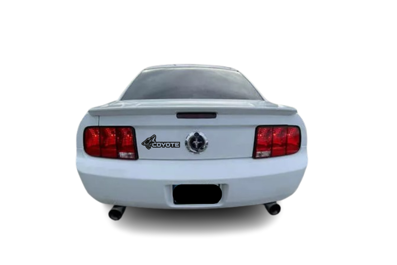 Ford Mustang tailgate trunk rear emblem with Coyote logo (type 11)