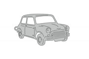 Car Keychain for Mini Cooper 1961+(type 3D) Keychains opdesign