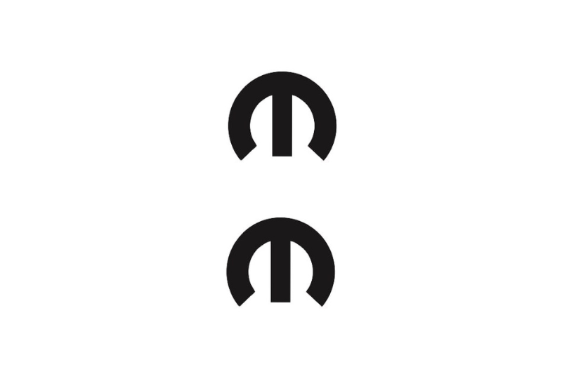 Dodge Emblem & Badge Set - Grille and Tailgate Mopar logo (Type 20) Dodge emblems decoinfabric BLACK