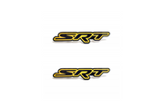 Dodge Emblem & Badge Set - Grille and Tailgate SRT logo (Type 2) Dodge emblems decoinfabric BLACK