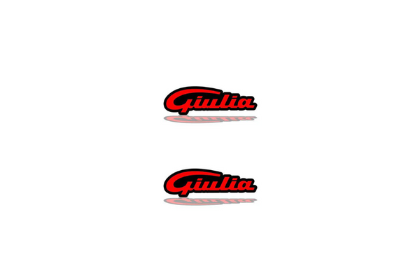 Alfa Romeo Emblem & Badge Set - Grille and Tailgate Giulia logo (Type 3)