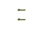 Ford Bronco Emblem & Badge Set - Grille and Tailgate Bronco logo Ford emblems decoinfabric YELLOW