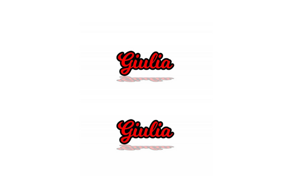 Alfa Romeo Emblem & Badge Set - Grille and Tailgate Giulia logo (Type 2)